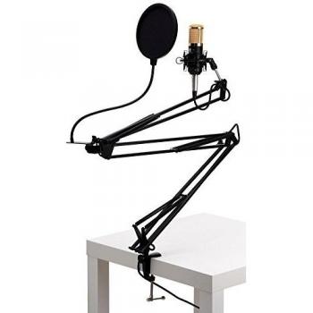 Pack Radioshow Pronomic CM-100 avec filtre anti-pop et bras micro