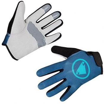 Ray II Gants longs Endura Hummvee, bleu saturé, taille enfant L