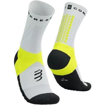 Ultra Trail v2.0 Compression Socks – White, Neon Yellow & Black, T1 Series