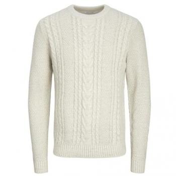 Jack&Jones Pullover JJCRAIG Écru Regular Fit Herren