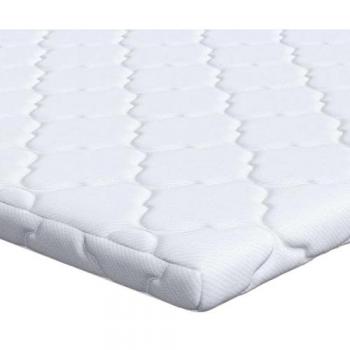 Surmatelas en Coco 70 x 200 cm Tissu Jacquard