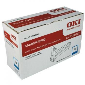 Caricatore Tamburo Oki 43381707 Colore Ciano