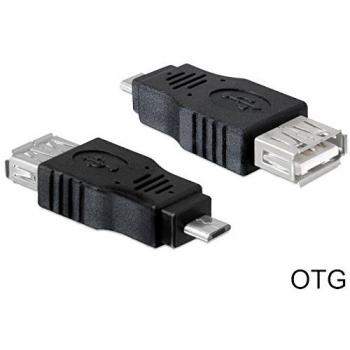DeLock Adapter USB micro-B Stecker auf USB 2.0 A Buchse OTG