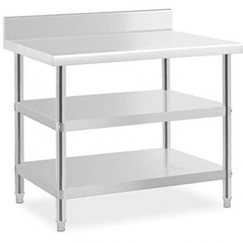 ECO Stainless Steel Work Table with Intermediate Shelf