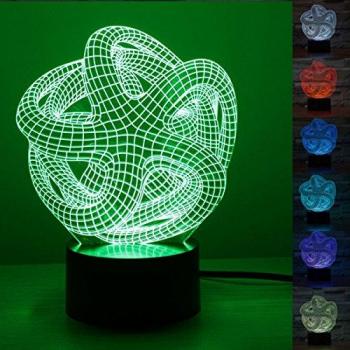Touch & Glow 3D LED Night Light