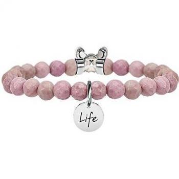 Ciondolo di tenerezza con rodonite e argento