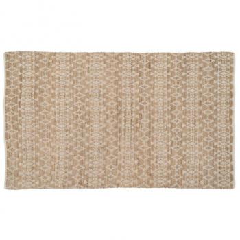 Tappeto Bianco Naturale 60% Cotone Juta 200 x 290 cm