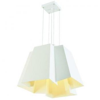 Lampada Sospensione Soberbia 60 cm Quadrata Bianca LED SMD