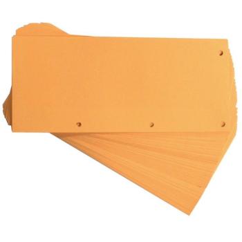 Oxford Intercalaires Duo (Carton) – Dimensions 240 × 105 mm – Couleur Orange