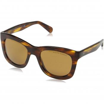 Ralph Lauren 0RL8137 Damen Sonnenbrille, Stripped Havana/Braun