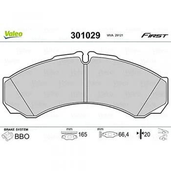 Bremsklötze VALEO 301029 für IVECO – Scheibenbremse