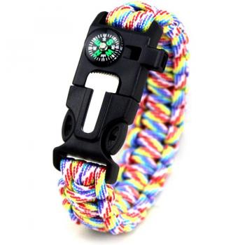 Camping Survival Bracelet with Emergency Tools