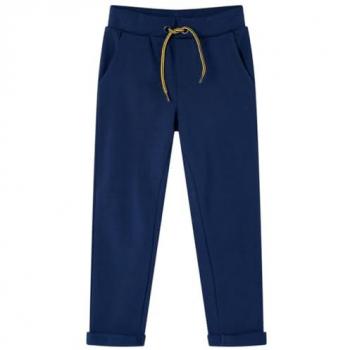 VidaXL Kids' Navy Pants with Adjustable Waist 128