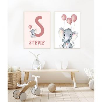 Elefant und Ballons
