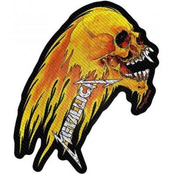 Patch crâne brûlant Metallica – Taille Unique