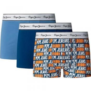 Pepe Jeans Boxer Blu Regal 3 Unità L
