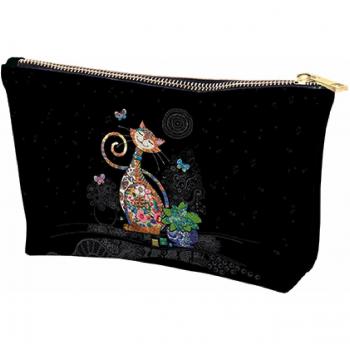 Cat and Butterflies Travel Toiletry Bag