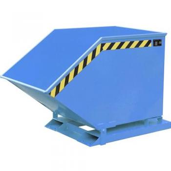 EUROKRAFTpro 400L Light Blue Metal Scrap Bin