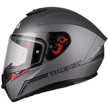 Nzi Casco Integral Trendy Gris Adulto