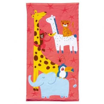 Toalla Solar Infantil 70x140 – Diseño Animales Divertidos