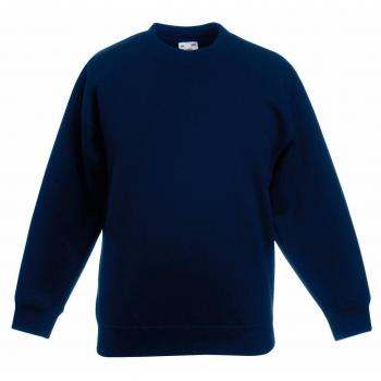 Kids’ Deep Navy Drop Shoulder Pullover – 14‑15