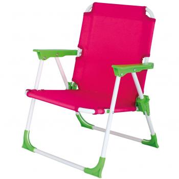 Eurotrail Nicky junior kinderstoel 46 cm roze polyester/staal