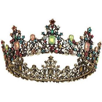 Couronne de Mariée Cristal Baroque Makone