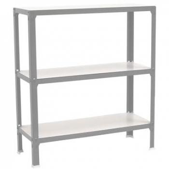 Simonrack Mini-Regal SIMONHOME CLICK grau-weiß 80x30x90 cm
