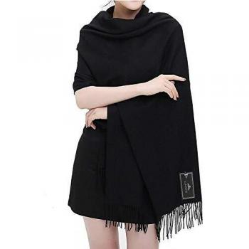 Warm Woolen Shrug in Tartan Pattern for Ladies
