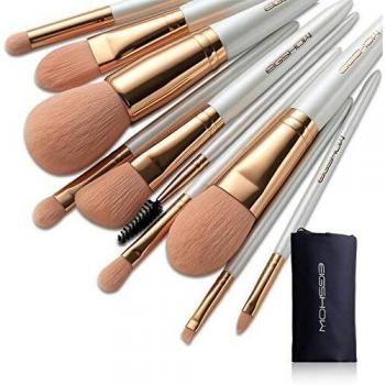 Makeup Brush Set, 10pcs Rose Gold Makeup Brushes