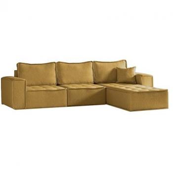 Kaiser Designer-Ecksofa L-förmig Bohoo-Maxi in Weiß