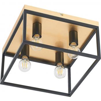Miravi Metal Ceiling Light with Four E27 Bulbs