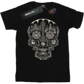 Disney Coco Skull Mono Pattern Cotton Tee