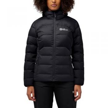 Jack Wolfskin Ather Down Damen Kapuzenjacke schwarz