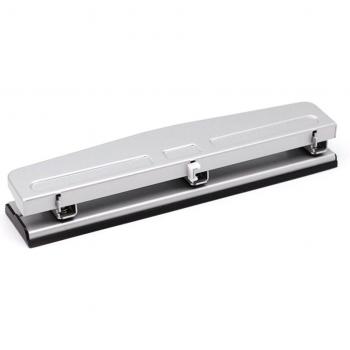3-Hole Paper Punch, Adjustable for A2 A3 A4, 10 Sheets, 6mm Hole Size