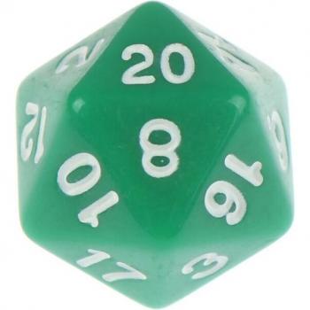 Dé numérique D20 en acrylique pour jeux de société, riche en couleurs et accessoires