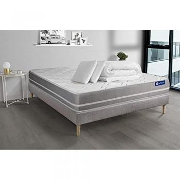 Letto matrimoniale con Materasso in Lattice e Memory Foam 140x200 cm