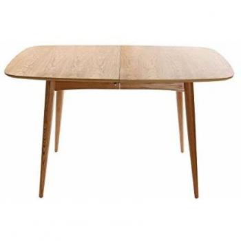 Nordeco Table à Manger Extensible Bois Clair 130‑160 cm – Design Miliboo
