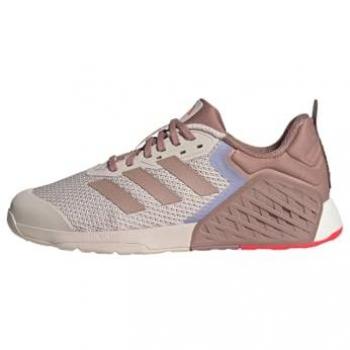 Chaussures de musculation Adidas Dropset 3 Femme Beige/Violet Taille 42