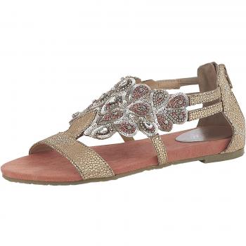 WENZ Frauen-Sandal mit kunstvoller Stickerei, 41