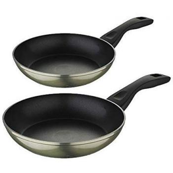 Set de sartenes Bergner 22 y 26 cm aluminio forjado inducción