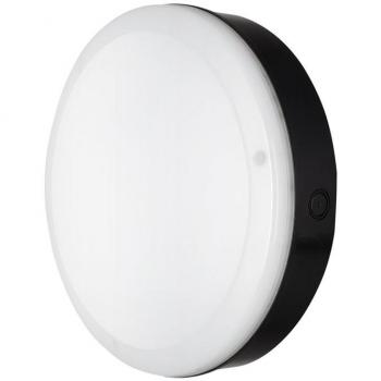 Ledvance Wandleuchte + Deckenleuchte SF BLKH S250 P EM10W 830BK IP65