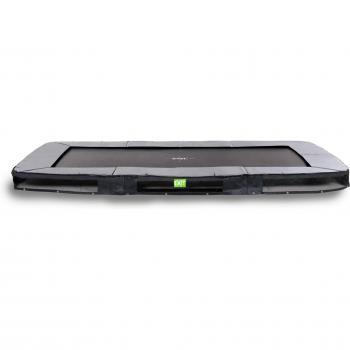 EXIT Elegantes Premium-Sports-Bodentrampolin 244 cm × 427 cm – Schwarz