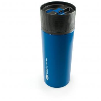 Sleek Steel Travel Mug – GSI Blue Edition