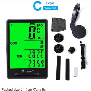 RideSense Max – Multi‑Function Cycle GPS & Backlit Display