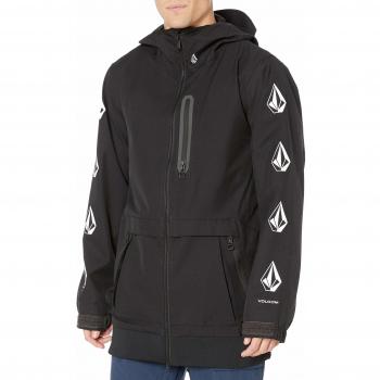 Volcom D.S. Mehrlagige Schneeschutzjacke Herren Schwarz Large