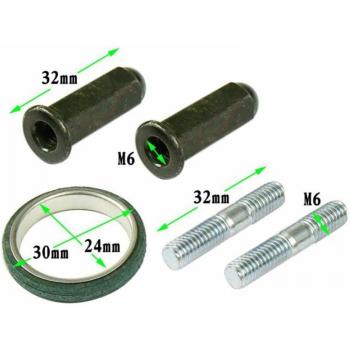 GY6 50cc 125cc 150cc Motorcycle Exhaust Hardware Set