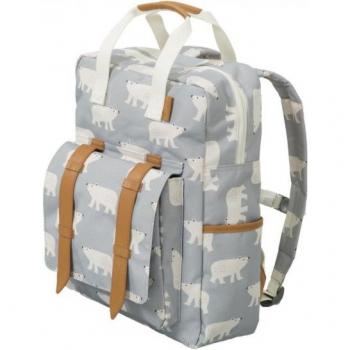 MOCHILA GRANDE CON DISEÑO DE OSO POLAR