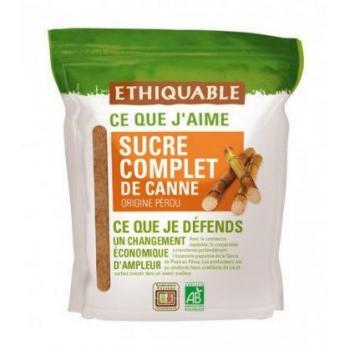 Éthique Sucre bio complet de canne – 500 g