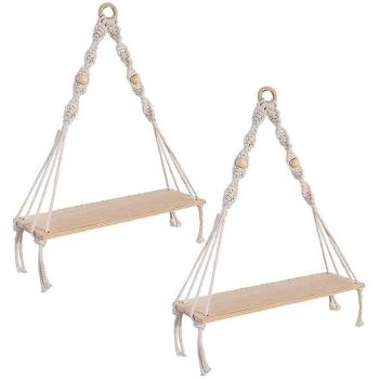 Macramé Étagère Plantes